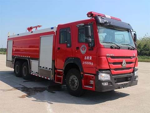 重汽豪沃15.8方│泡沫消防車