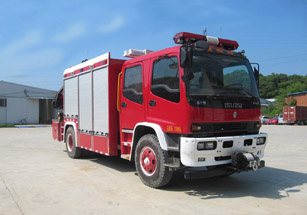 漢江牌HXF5120TXFJY80/QL型搶險救援消防車