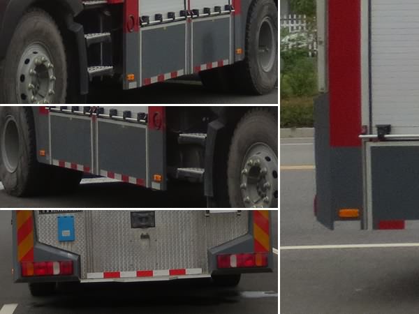 重汽豪沃7方│幹粉泡沫聯用消防車