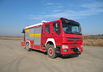 漢江牌HXF5150TXFJY80/HW型搶險救援消防車